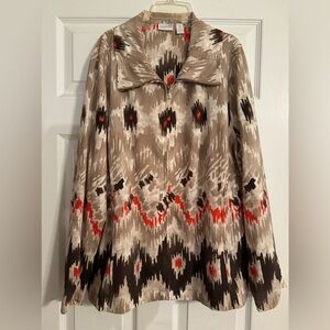 Chico’s Zenergy Women’s Multicolored Jacket ~ Size 3